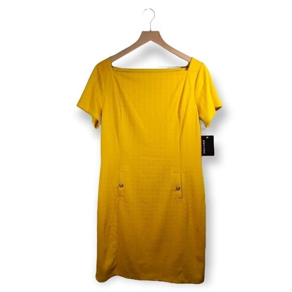 STELLA & Julie NWT Square Neckline Above The Knee Dress Size 14 - Picture 1 of 4